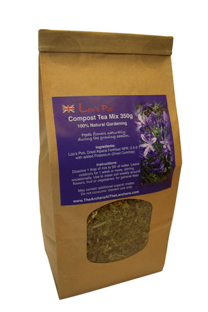 Lou's Poo, Compost Tea Mix 350g (Fertiliser)