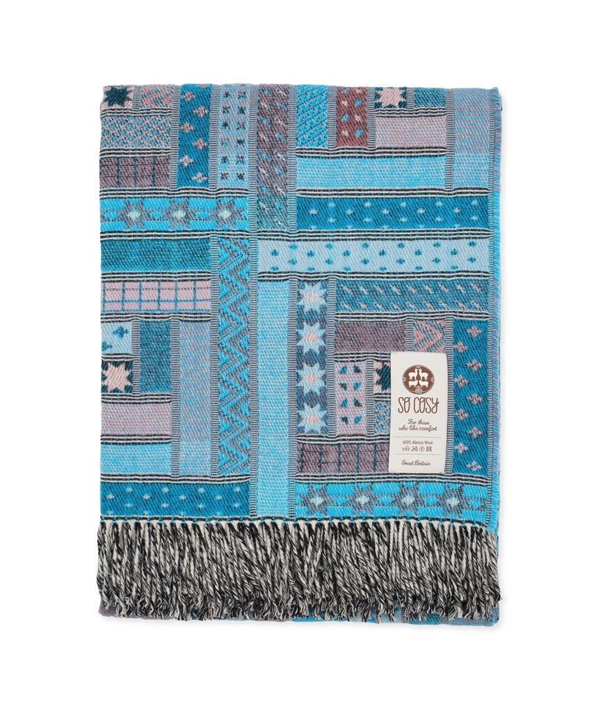 Elin Throw Blue