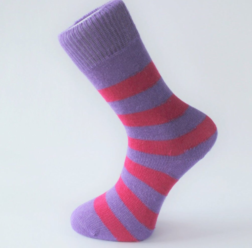 Alpaca Stripy Luxury Socks